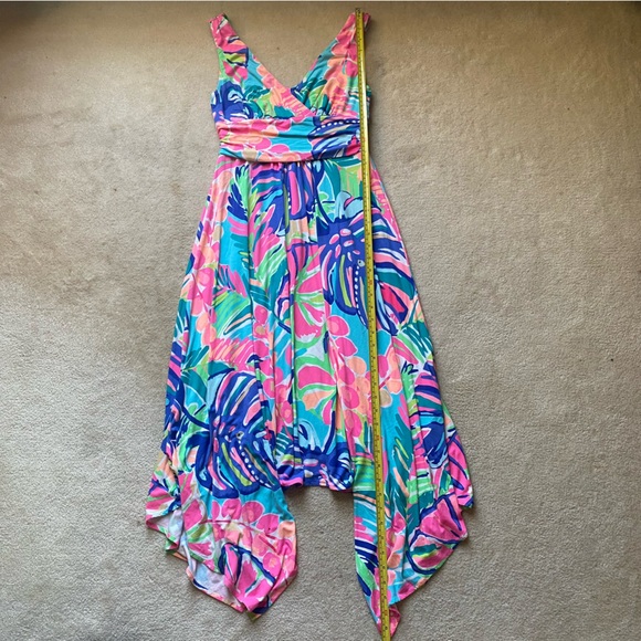 Lilly Pulitzer Sloane Midi Dress Size Small Maxi Sleeveless Beach Tropical - Picture 4 of 6